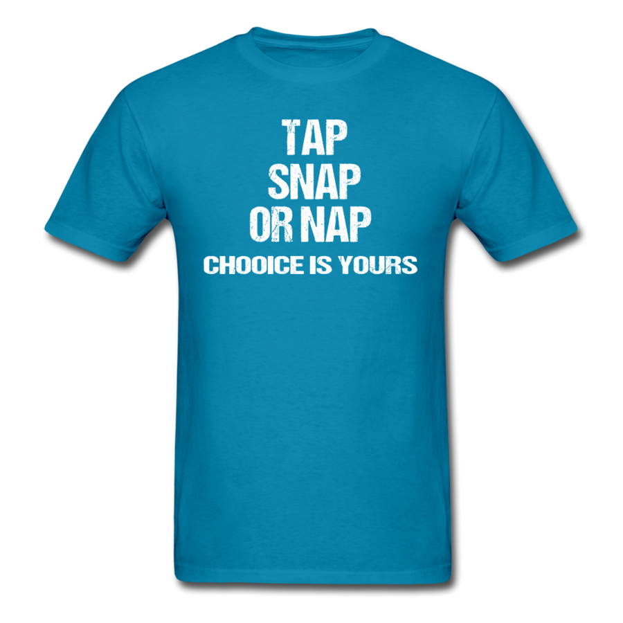 BJJ T shirts - Tap Snap or Nap Unisex Classic T-Shirt-Unisex Classic T-Shirt | Fruit of the Loom 3930-Teelime | shirts-hoodies-mugs