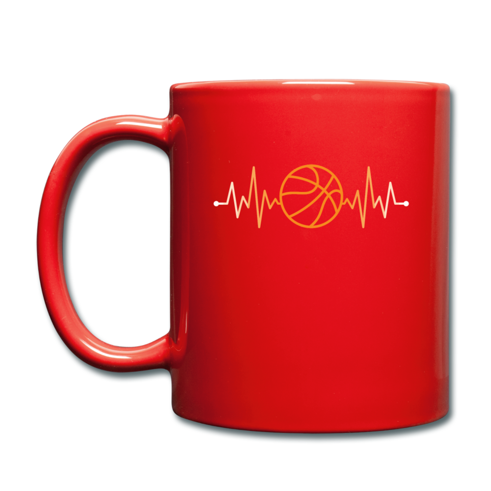 Basketball pulse - Basketball Mug Basketball Full Color Mug-Full Color Mug | BestSub B11Q-Teelime | shirts-hoodies-mugs