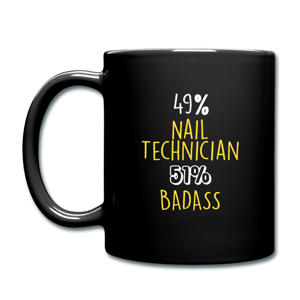 Nail Technician 49% Nail Technician 51% Badass Full Color Mug-Full Color Mug | BestSub B11Q-Teelime | shirts-hoodies-mugs