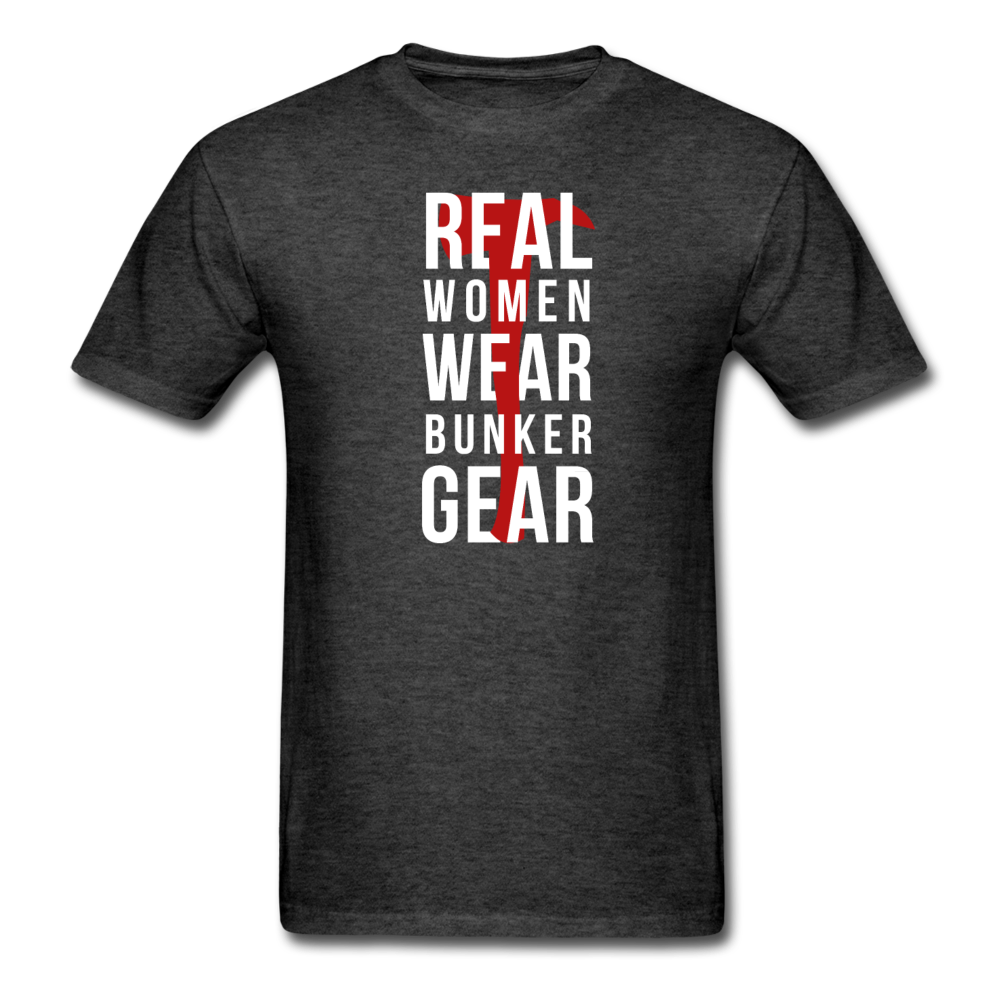 Real women wear Bunker Gear Men's T-Shirt-Unisex Classic T-Shirt | Fruit of the Loom 3930-Teelime | shirts-hoodies-mugs