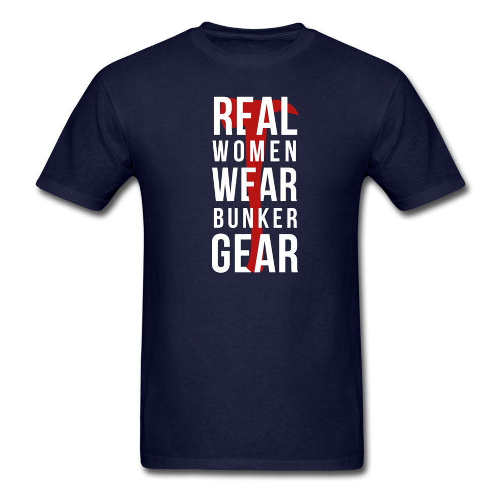 Real women wear Bunker Gear Men's T-Shirt-Unisex Classic T-Shirt | Fruit of the Loom 3930-Teelime | shirts-hoodies-mugs