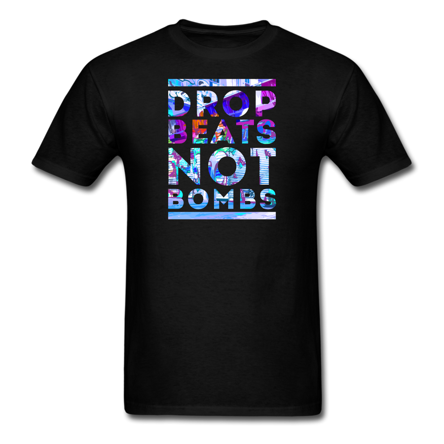 Drop Beats not Bombs Unisex Classic T-Shirt-Unisex Classic T-Shirt | Fruit of the Loom 3930-Teelime | shirts-hoodies-mugs