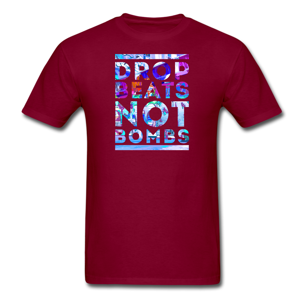 Drop Beats not Bombs Unisex Classic T-Shirt-Unisex Classic T-Shirt | Fruit of the Loom 3930-Teelime | shirts-hoodies-mugs