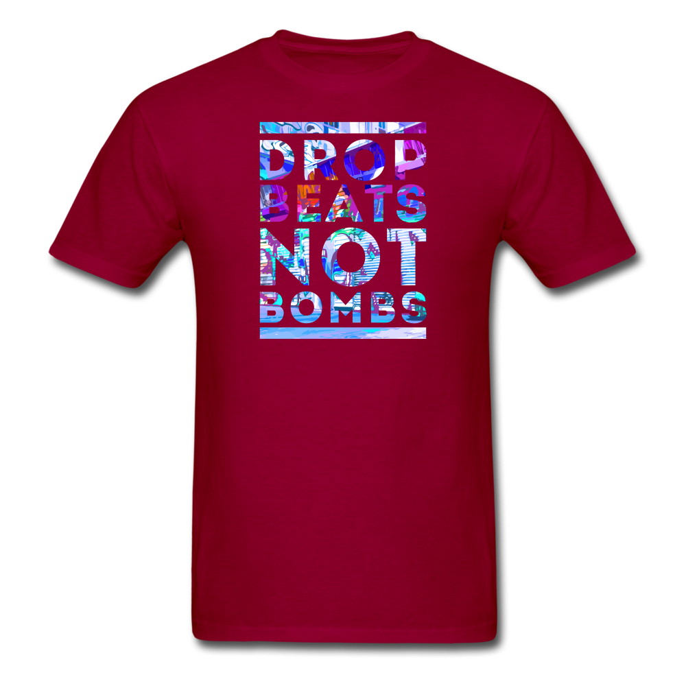 Drop Beats not Bombs Unisex Classic T-Shirt-Unisex Classic T-Shirt | Fruit of the Loom 3930-Teelime | shirts-hoodies-mugs