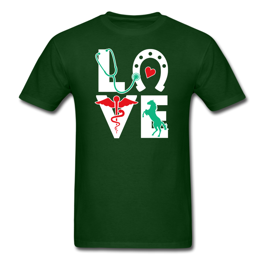 Equine Vet Tech Love Unisex Classic T-Shirt-Unisex Classic T-Shirt | Fruit of the Loom 3930-Teelime | shirts-hoodies-mugs