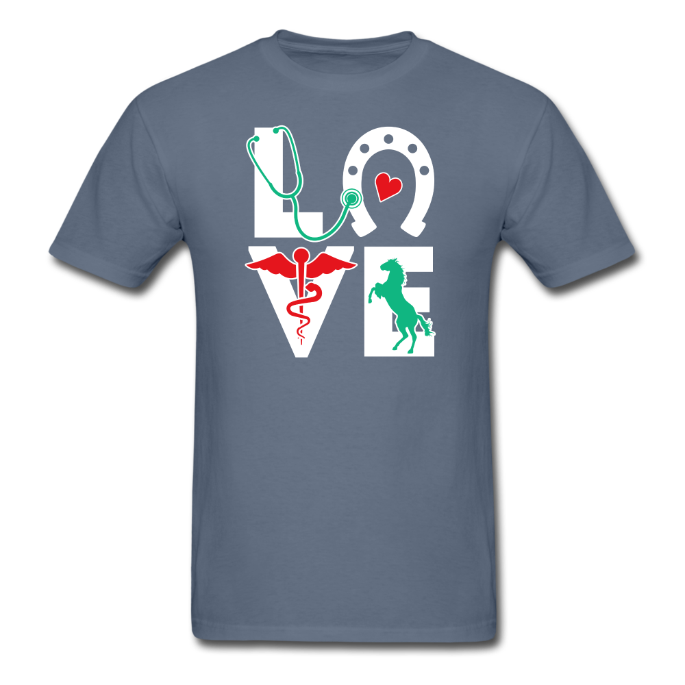 Equine Vet Tech Love Unisex Classic T-Shirt-Unisex Classic T-Shirt | Fruit of the Loom 3930-Teelime | shirts-hoodies-mugs