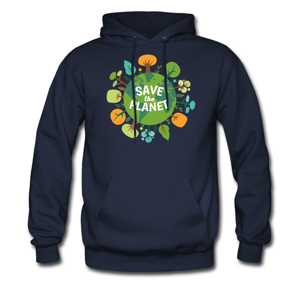 Save The Planet Men's Hoodie-Men's Hoodie | Hanes P170-Teelime | shirts-hoodies-mugs