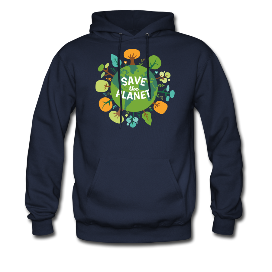 Save The Planet Men's Hoodie-Men's Hoodie | Hanes P170-Teelime | shirts-hoodies-mugs