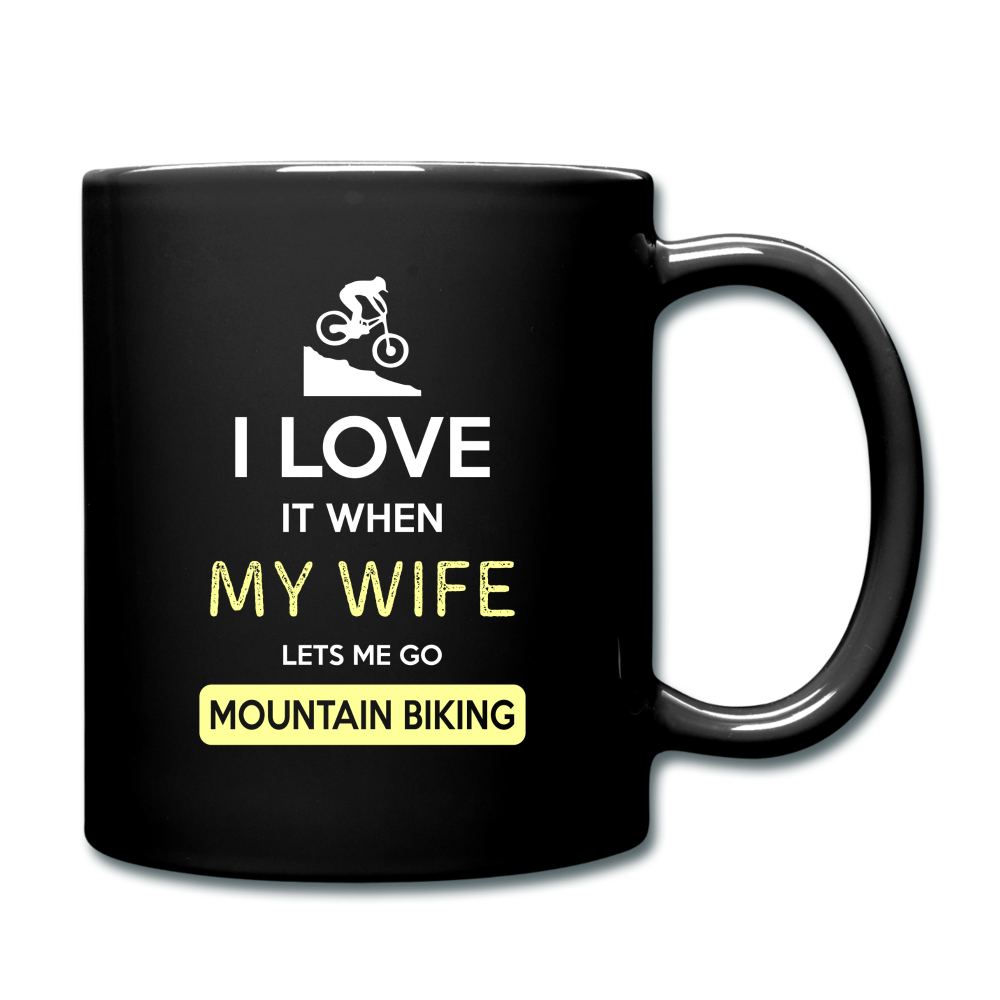 I love it when my wife lets me go Mountain Biking Full Color Mug-Full Color Mug | BestSub B11Q-Teelime | shirts-hoodies-mugs