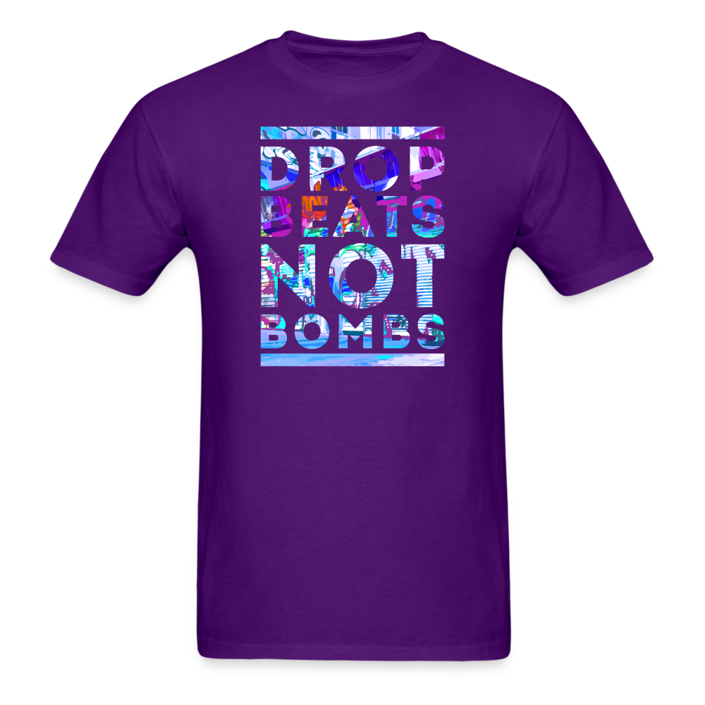 Drop Beats not Bombs Unisex Classic T-Shirt-Unisex Classic T-Shirt | Fruit of the Loom 3930-Teelime | shirts-hoodies-mugs