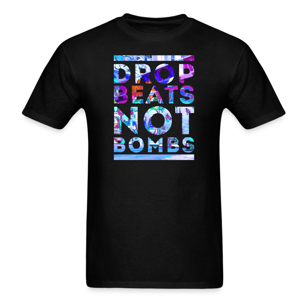 Drop Beats not Bombs Unisex Classic T-Shirt-Unisex Classic T-Shirt | Fruit of the Loom 3930-Teelime | shirts-hoodies-mugs