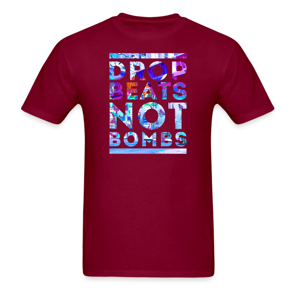 Drop Beats not Bombs Unisex Classic T-Shirt-Unisex Classic T-Shirt | Fruit of the Loom 3930-Teelime | shirts-hoodies-mugs