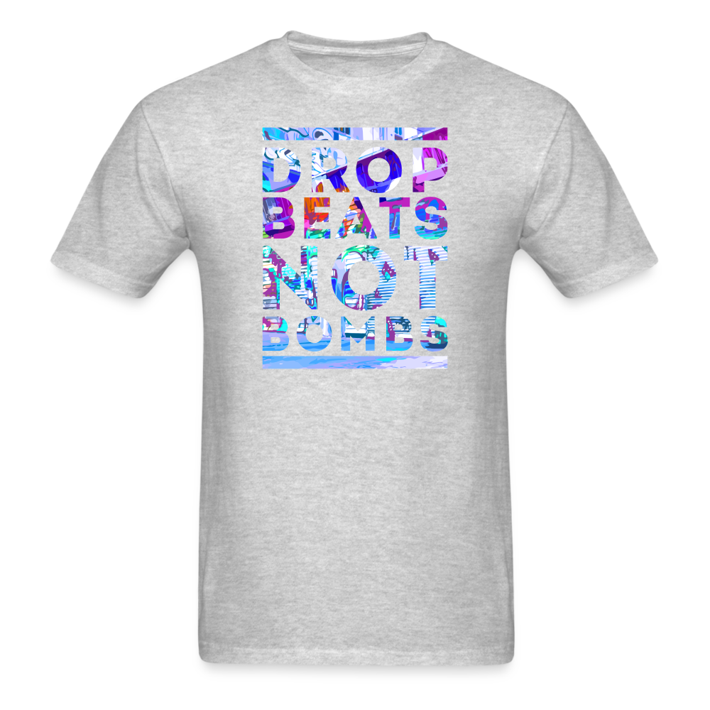 Drop Beats not Bombs Unisex Classic T-Shirt-Unisex Classic T-Shirt | Fruit of the Loom 3930-Teelime | shirts-hoodies-mugs