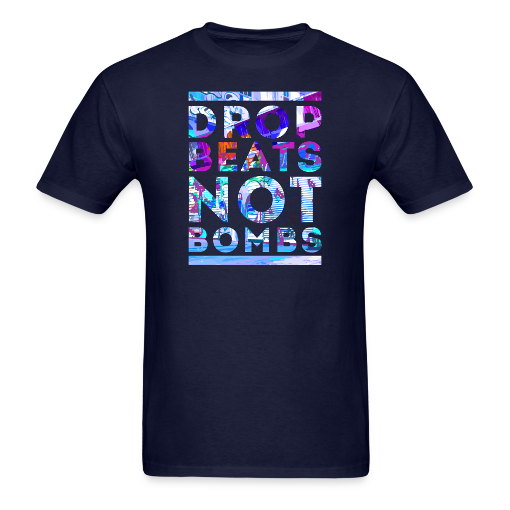 Drop Beats not Bombs Unisex Classic T-Shirt-Unisex Classic T-Shirt | Fruit of the Loom 3930-Teelime | shirts-hoodies-mugs