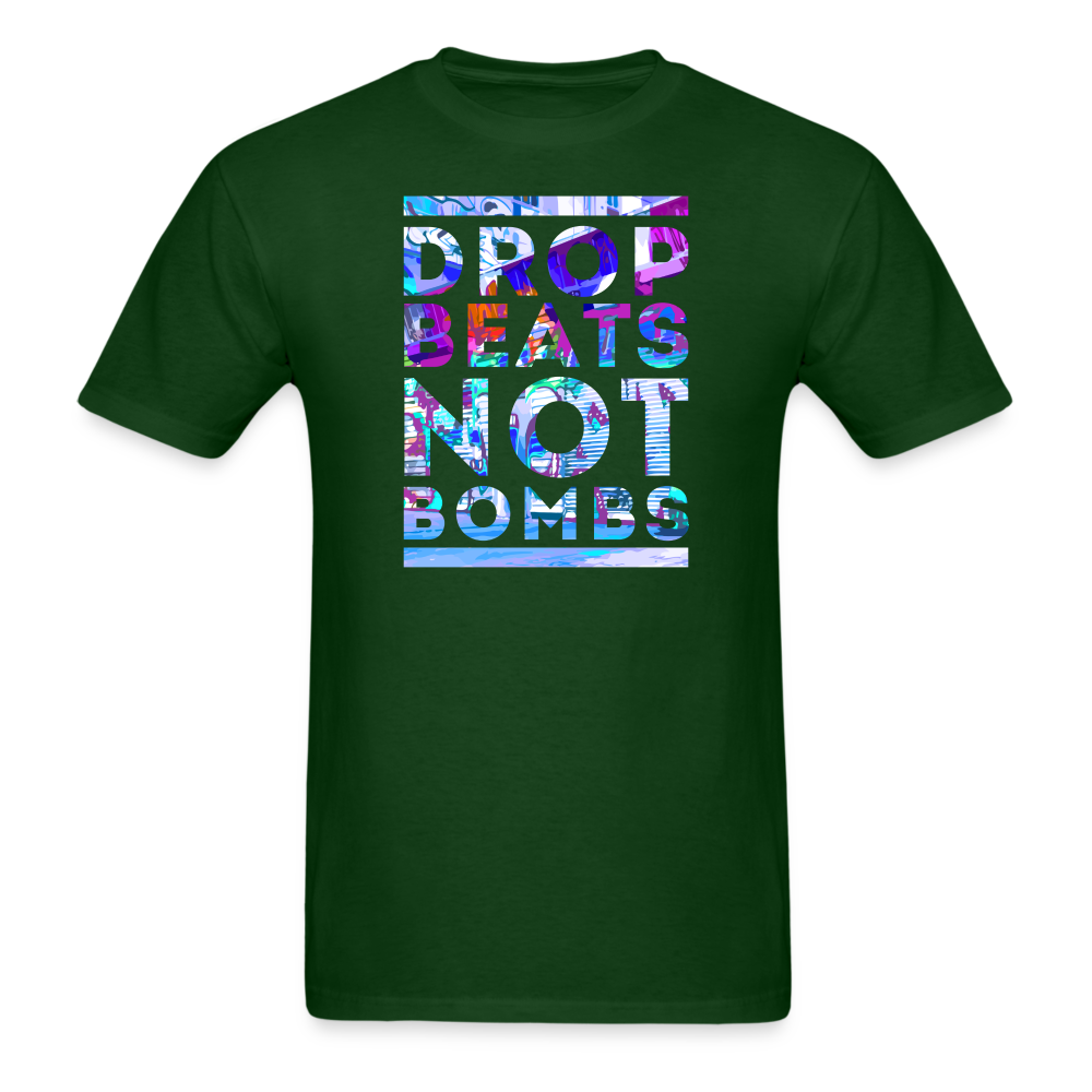 Drop Beats not Bombs Unisex Classic T-Shirt-Unisex Classic T-Shirt | Fruit of the Loom 3930-Teelime | shirts-hoodies-mugs