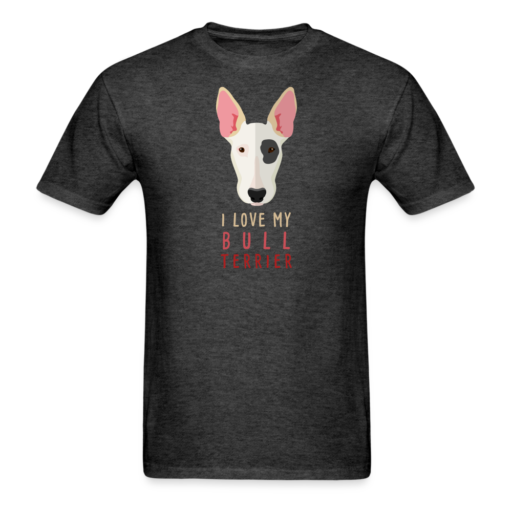I love my Bull Terrier Unisex Classic T-Shirt-Unisex Classic T-Shirt | Fruit of the Loom 3930-Teelime | shirts-hoodies-mugs