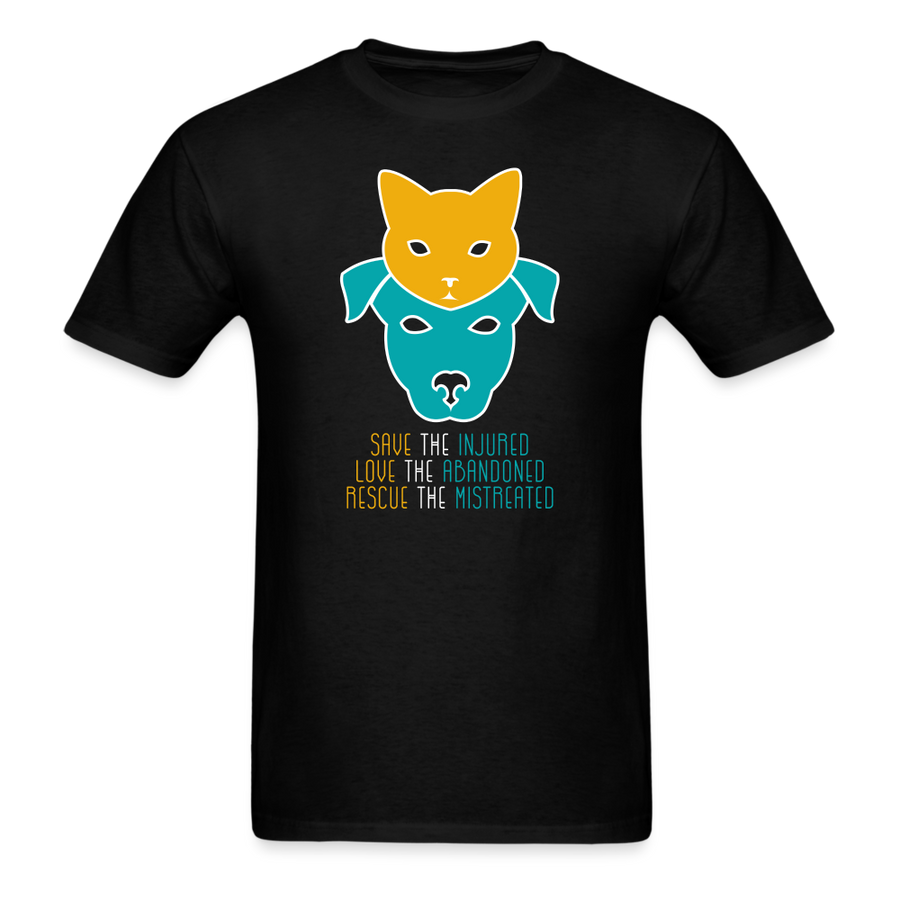 Save the Injured, Love the abandoned, Rescue the mistreated Unisex Classic T-Shirt-Unisex Classic T-Shirt | Fruit of the Loom 3930-Teelime | shirts-hoodies-mugs