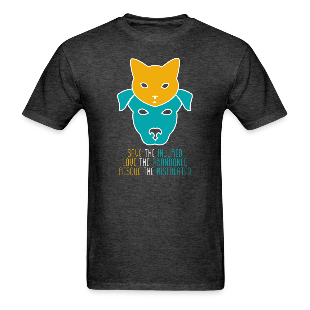 Save the Injured, Love the abandoned, Rescue the mistreated Unisex Classic T-Shirt-Unisex Classic T-Shirt | Fruit of the Loom 3930-Teelime | shirts-hoodies-mugs