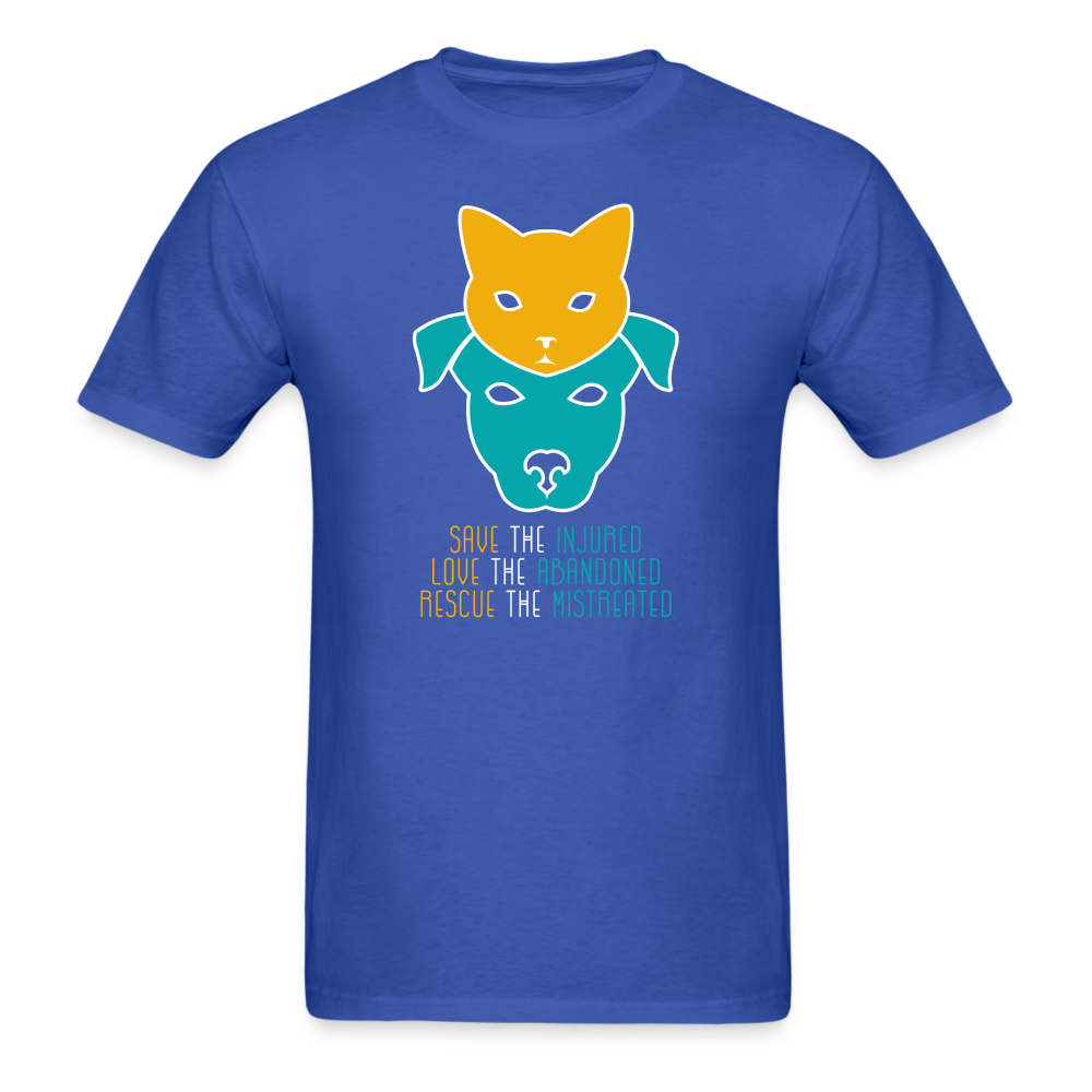 Save the Injured, Love the abandoned, Rescue the mistreated Unisex Classic T-Shirt-Unisex Classic T-Shirt | Fruit of the Loom 3930-Teelime | shirts-hoodies-mugs
