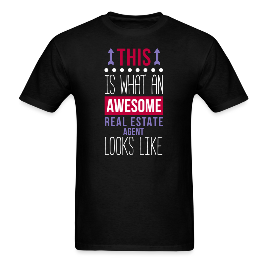This is what an awesome Real Estate Agent looks like Unisex Classic T-Shirt-Unisex Classic T-Shirt | Fruit of the Loom 3930-Teelime | shirts-hoodies-mugs