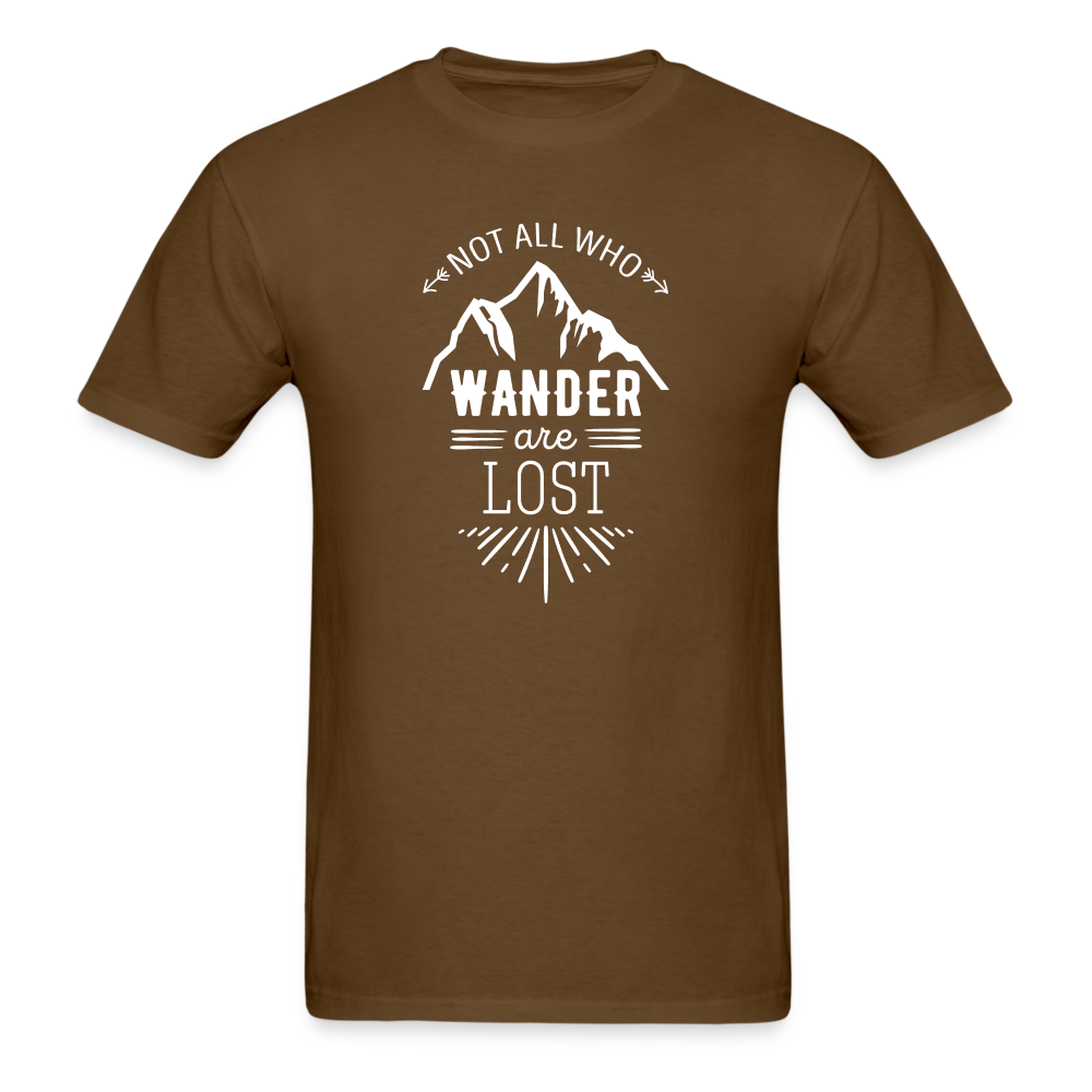 Not all who wander are lost Unisex Classic T-Shirt-Unisex Classic T-Shirt | Fruit of the Loom 3930-Teelime | shirts-hoodies-mugs