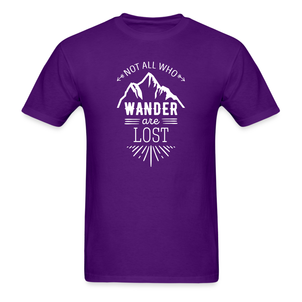 Not all who wander are lost Unisex Classic T-Shirt-Unisex Classic T-Shirt | Fruit of the Loom 3930-Teelime | shirts-hoodies-mugs