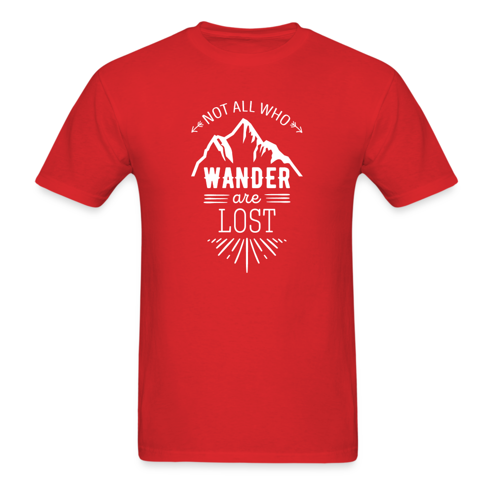Not all who wander are lost Unisex Classic T-Shirt-Unisex Classic T-Shirt | Fruit of the Loom 3930-Teelime | shirts-hoodies-mugs