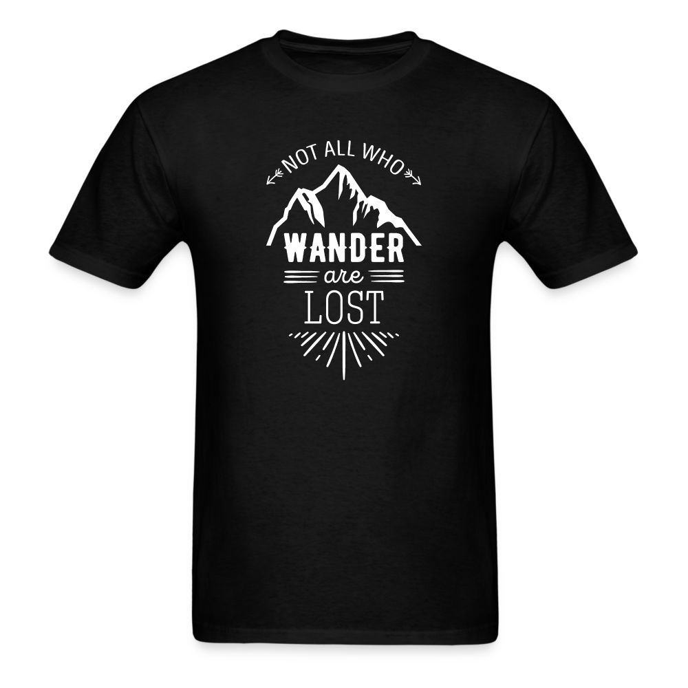 Not all who wander are lost Unisex Classic T-Shirt-Unisex Classic T-Shirt | Fruit of the Loom 3930-Teelime | shirts-hoodies-mugs