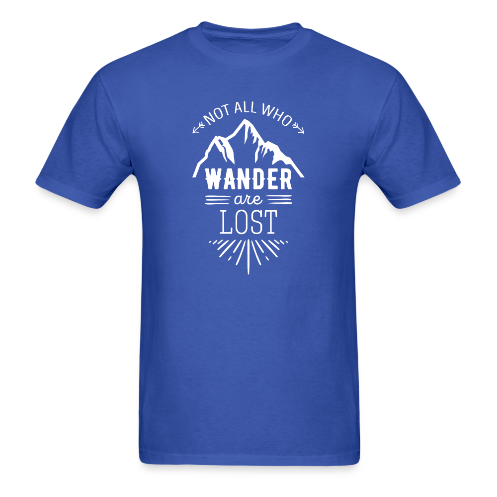 Not all who wander are lost Unisex Classic T-Shirt-Unisex Classic T-Shirt | Fruit of the Loom 3930-Teelime | shirts-hoodies-mugs