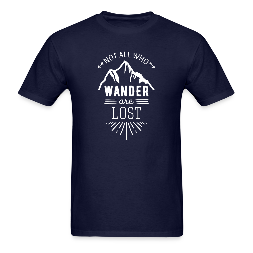 Not all who wander are lost Unisex Classic T-Shirt-Unisex Classic T-Shirt | Fruit of the Loom 3930-Teelime | shirts-hoodies-mugs