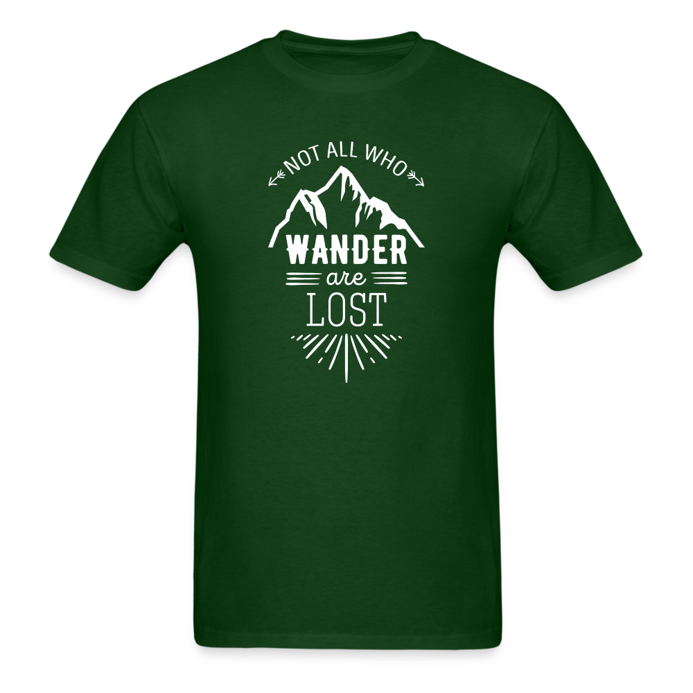 Not all who wander are lost Unisex Classic T-Shirt-Unisex Classic T-Shirt | Fruit of the Loom 3930-Teelime | shirts-hoodies-mugs