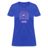 Girls that like fast cars and racing aren't weird They are a rare gift from God Women's T-Shirt-Women's T-Shirt | Fruit of the Loom L3930R-Teelime | shirts-hoodies-mugs