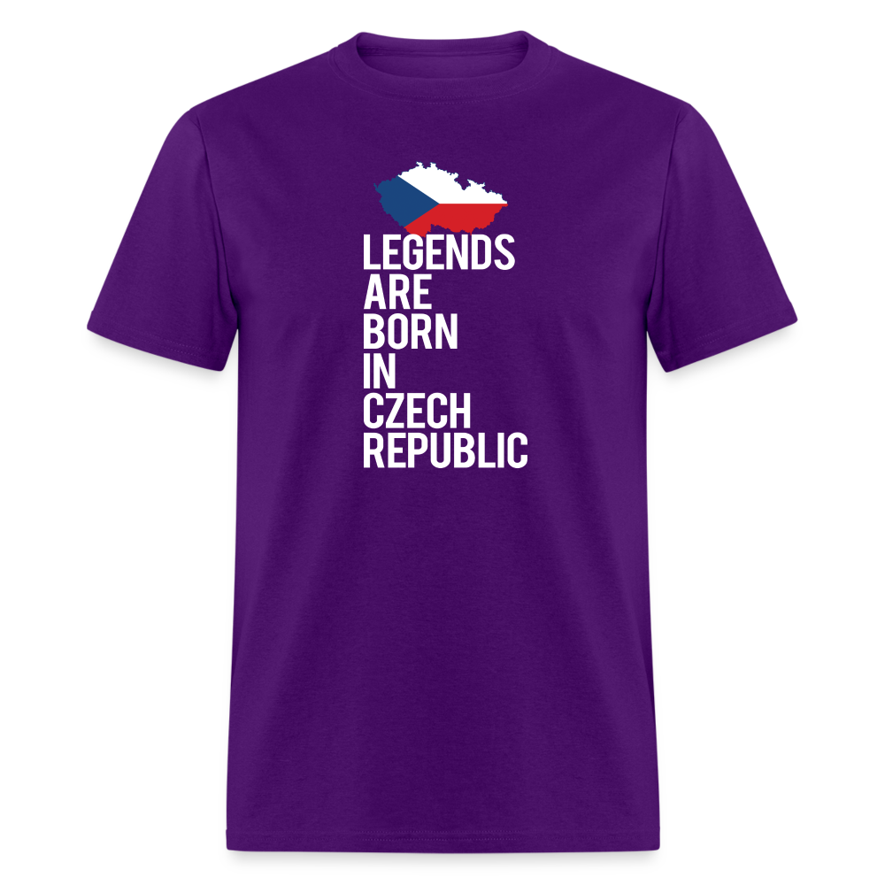 Legends are born in Czech Republic Unisex Classic T-Shirt-Unisex Classic T-Shirt | Fruit of the Loom 3930-Teelime | shirts-hoodies-mugs