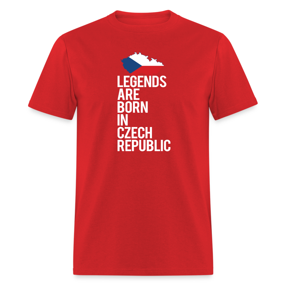 Legends are born in Czech Republic Unisex Classic T-Shirt-Unisex Classic T-Shirt | Fruit of the Loom 3930-Teelime | shirts-hoodies-mugs