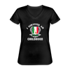 I survived an Italian childhood Women's V-Neck T-Shirt-Women's V-Neck T-Shirt | Fruit of the Loom L39VR-Teelime | shirts-hoodies-mugs