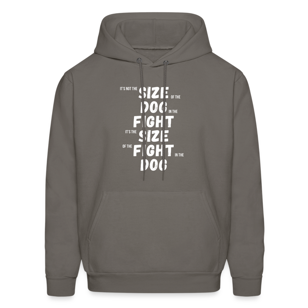 It's not the size of the dog in the fight It's the size of the fight in the dog Men's Hoodie-Men's Hoodie | Hanes P170-Teelime | shirts-hoodies-mugs