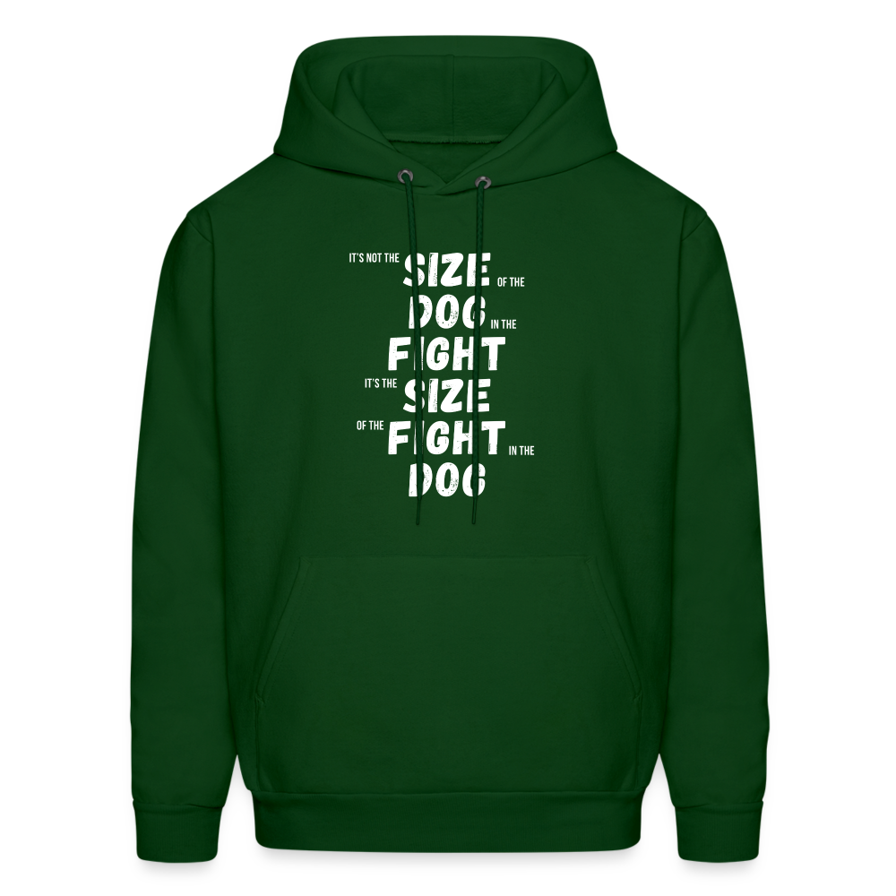 It's not the size of the dog in the fight It's the size of the fight in the dog Men's Hoodie-Men's Hoodie | Hanes P170-Teelime | shirts-hoodies-mugs