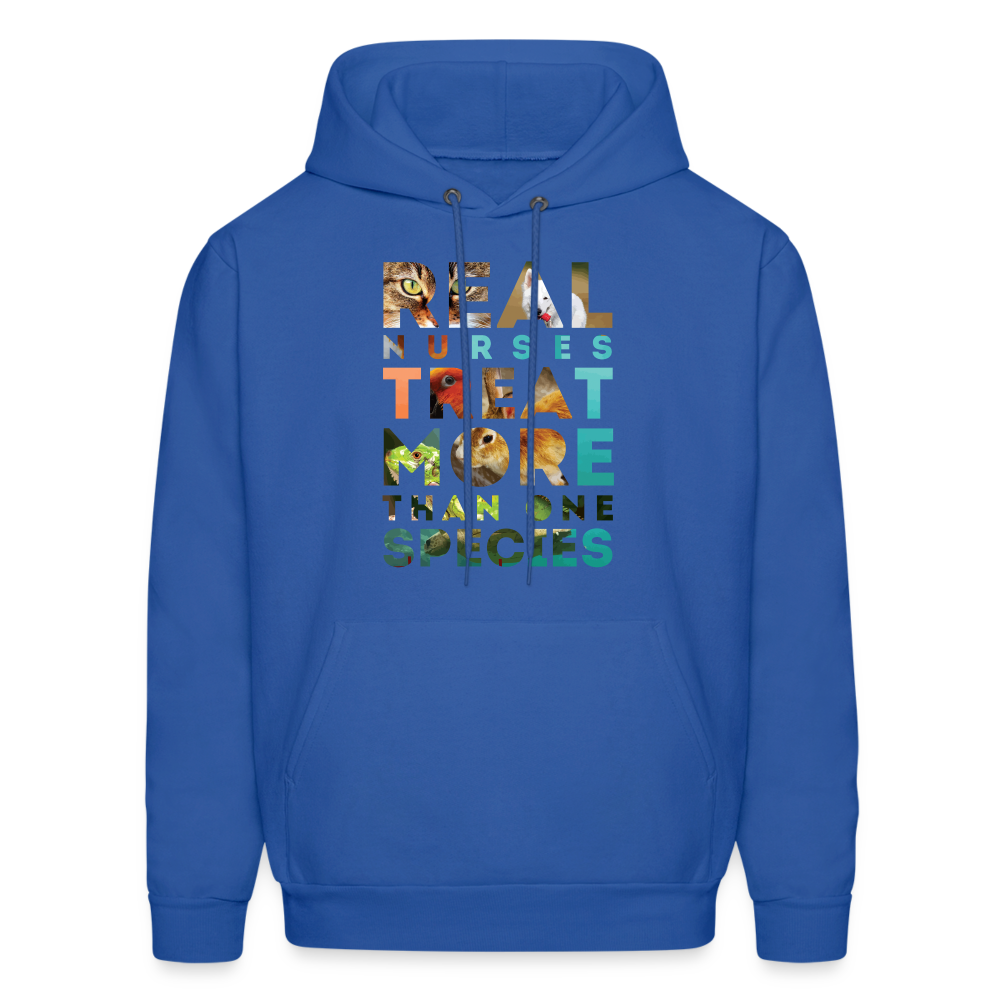 Real Nurses treat more than one species Men's Hoodie-Men's Hoodie | Hanes P170-Teelime | shirts-hoodies-mugs
