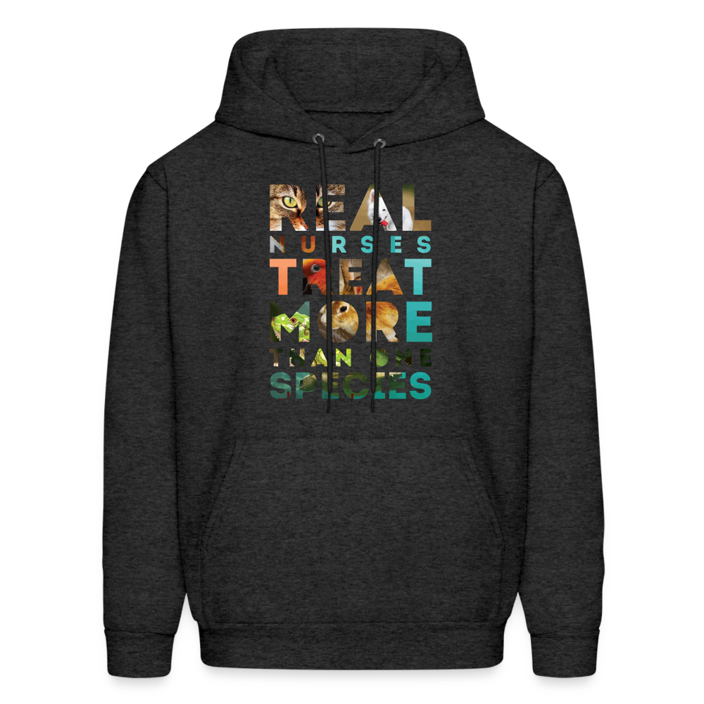 Real Nurses treat more than one species Men's Hoodie-Men's Hoodie | Hanes P170-Teelime | shirts-hoodies-mugs