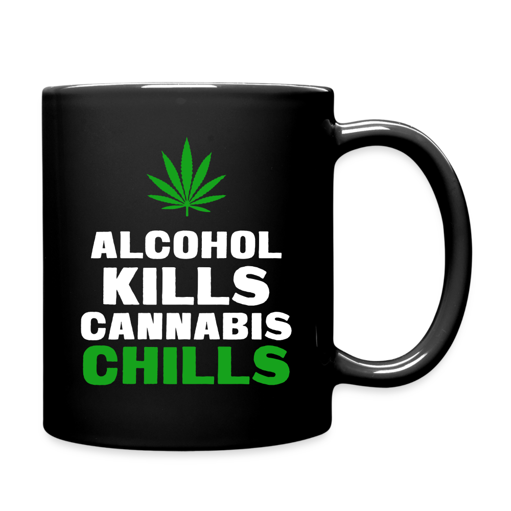 Weed Alcohol Kills Cannabis Chills Full Color Mug-Full Color Mug | BestSub B11Q-Teelime | shirts-hoodies-mugs