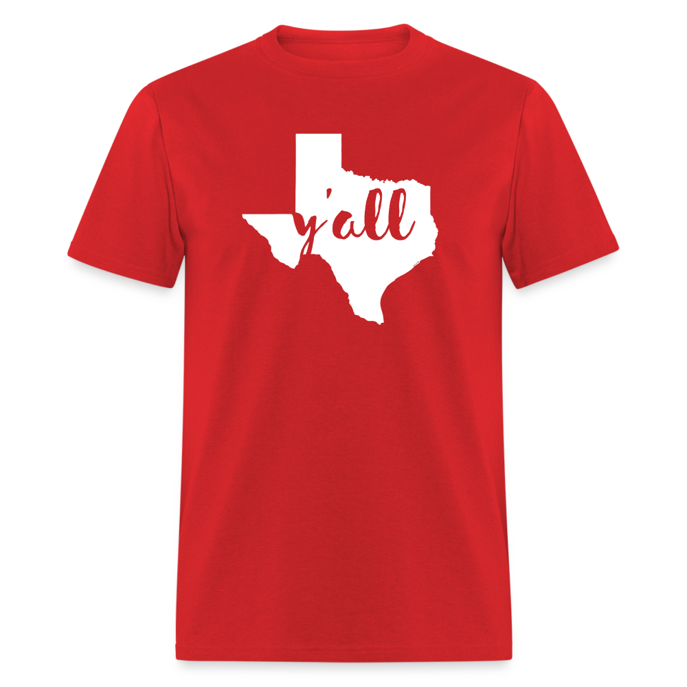 Texas Y'all Unisex Classic T-Shirt-Unisex Classic T-Shirt | Fruit of the Loom 3930-Teelime | shirts-hoodies-mugs
