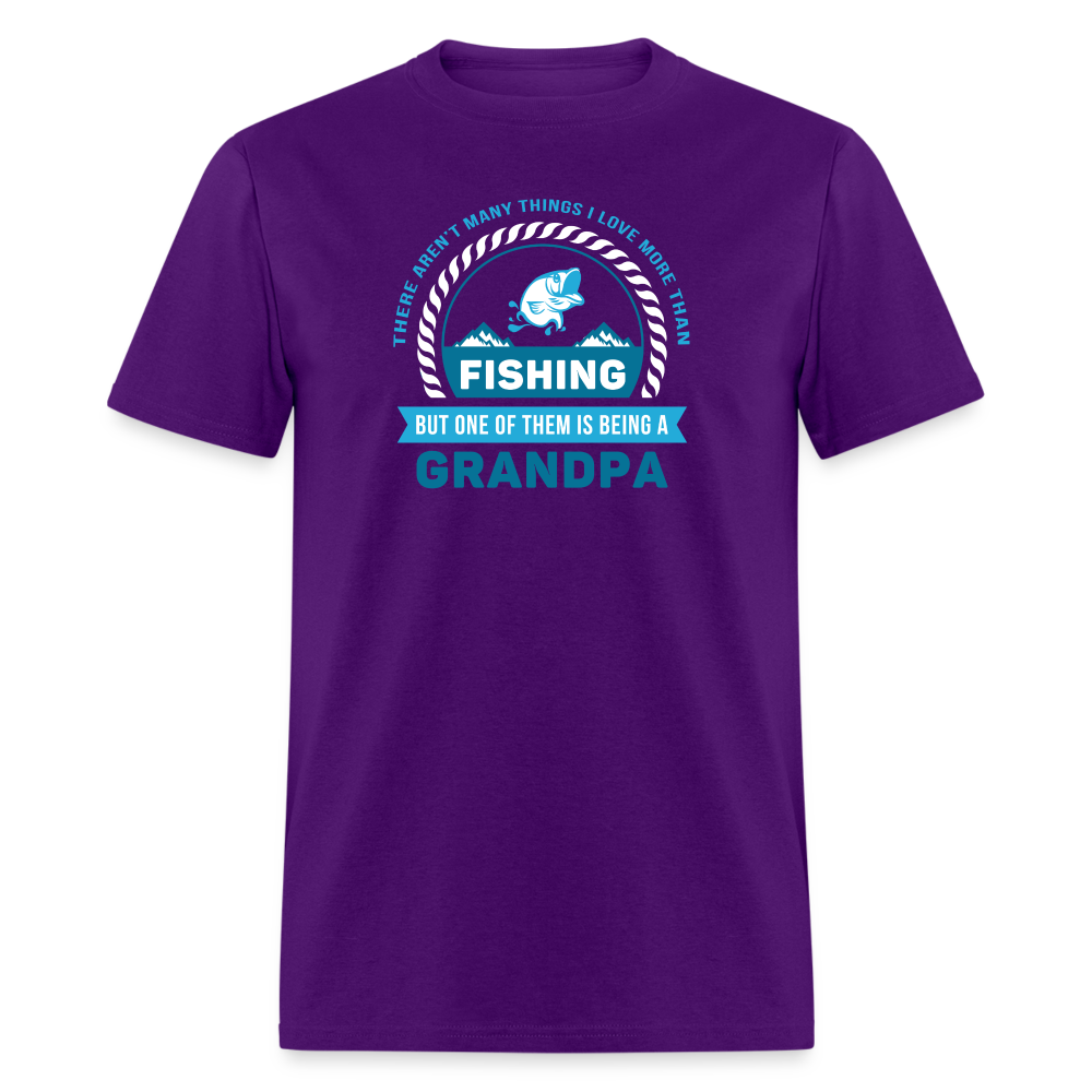 There aren't many things I love more than Fishing, but one of them is being a Grandpa Unisex Classic T-Shirt-Unisex Classic T-Shirt | Fruit of the Loom 3930-Teelime | shirts-hoodies-mugs