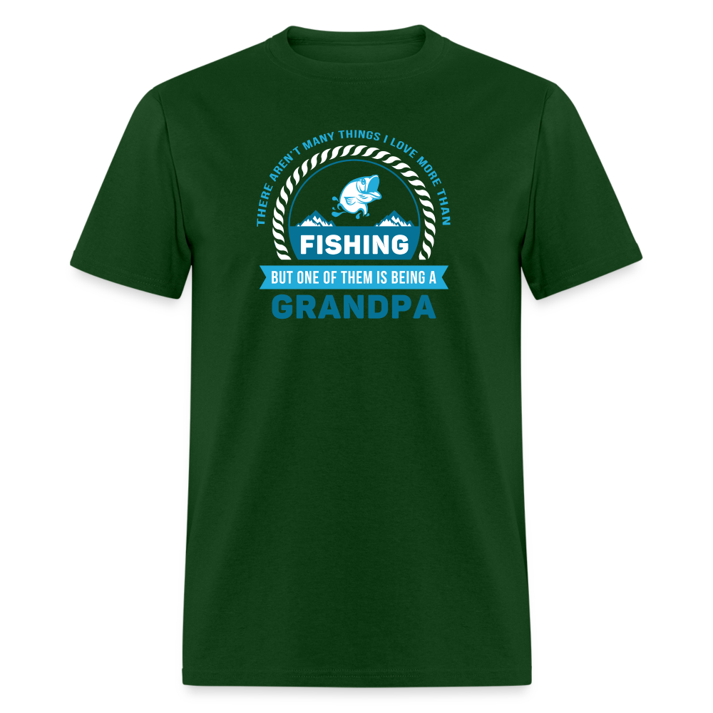 There aren't many things I love more than Fishing, but one of them is being a Grandpa Unisex Classic T-Shirt-Unisex Classic T-Shirt | Fruit of the Loom 3930-Teelime | shirts-hoodies-mugs