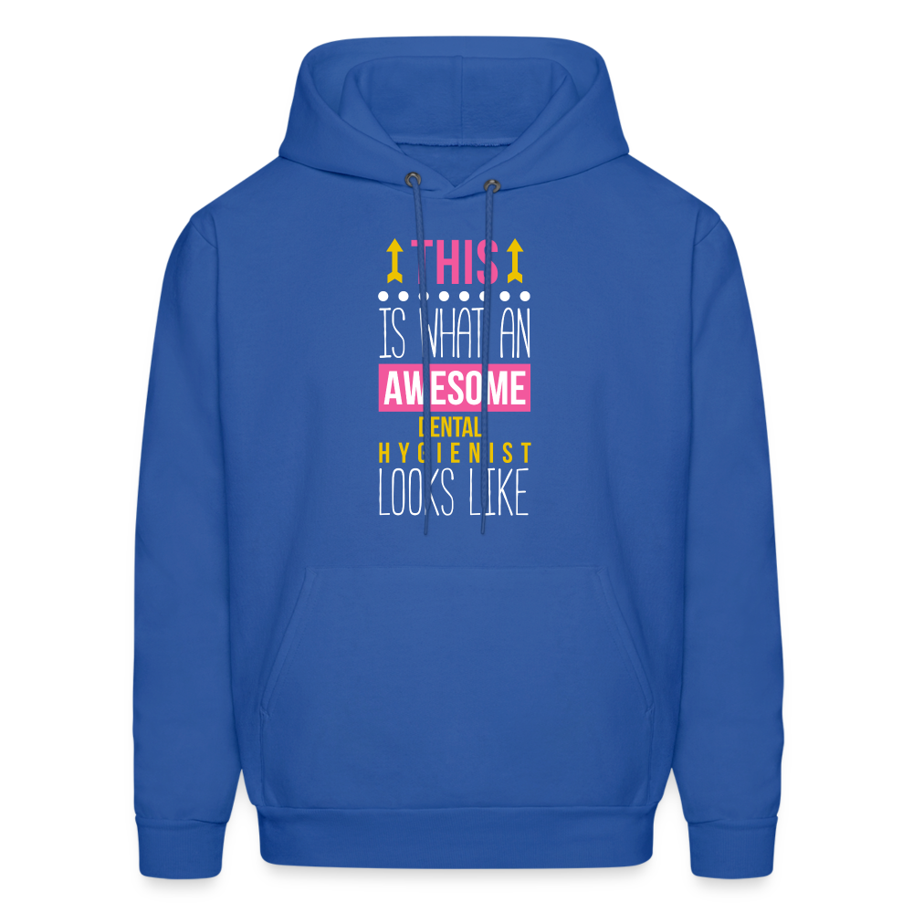 This is what an awesome Dental Hygienist looks like Men's Hoodie-Men's Hoodie | Hanes P170-Teelime | shirts-hoodies-mugs