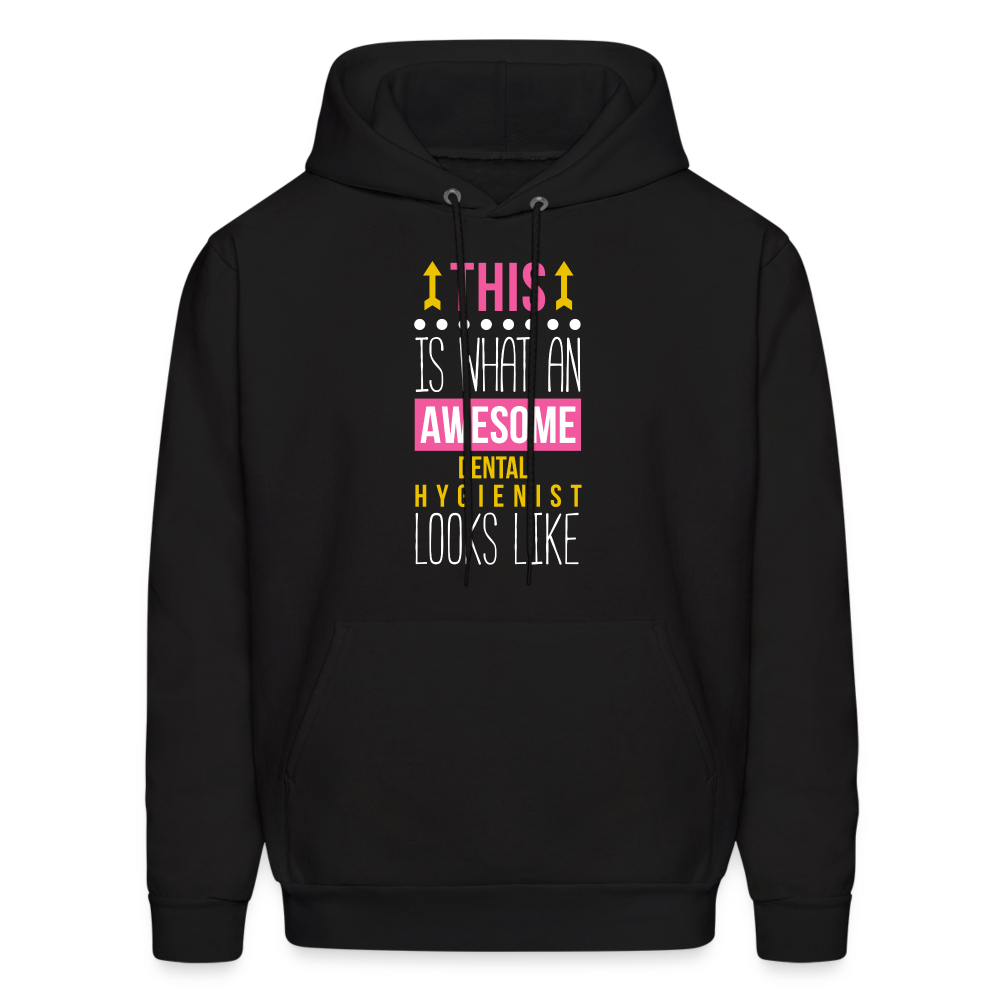 This is what an awesome Dental Hygienist looks like Men's Hoodie-Men's Hoodie | Hanes P170-Teelime | shirts-hoodies-mugs
