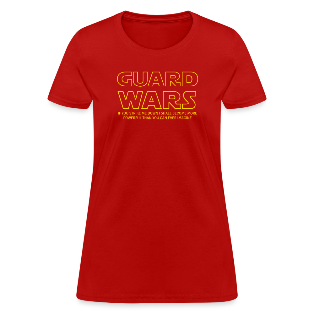 Guard Wars Women's T-Shirt-Women's T-Shirt | Fruit of the Loom L3930R-Teelime | shirts-hoodies-mugs