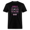 Girls that like fast cars and racing aren't weird They are a rare gift from God Unisex Classic T-Shirt-Unisex Classic T-Shirt | Fruit of the Loom 3930-Teelime | shirts-hoodies-mugs