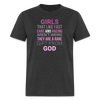 Girls that like fast cars and racing aren't weird They are a rare gift from God Unisex Classic T-Shirt-Unisex Classic T-Shirt | Fruit of the Loom 3930-Teelime | shirts-hoodies-mugs