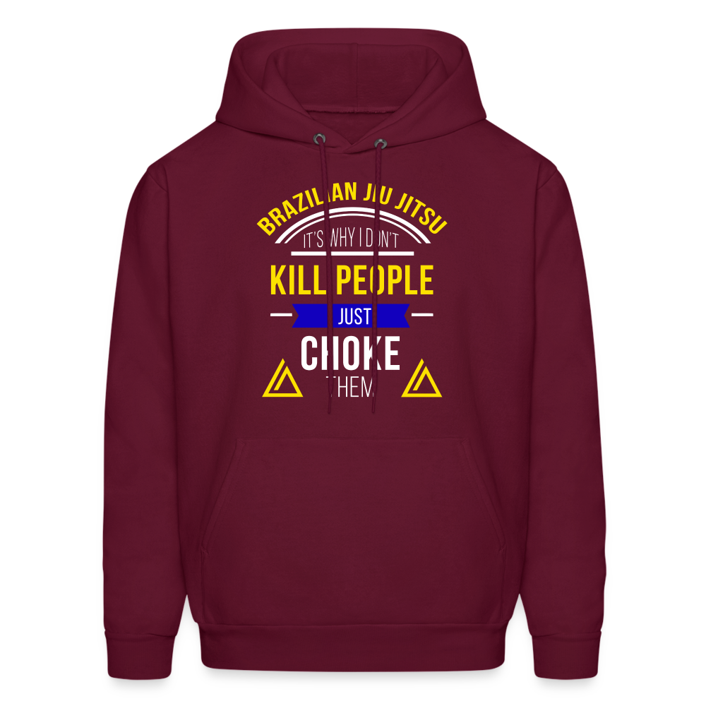 It's Why I Don't Kill People I Just Choke Them Men's Hoodie-Men's Hoodie | Hanes P170-Teelime | shirts-hoodies-mugs