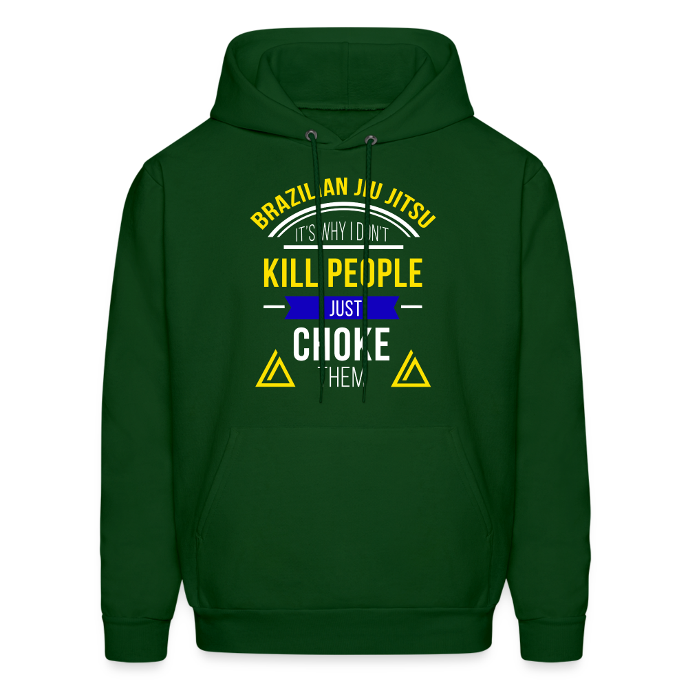It's Why I Don't Kill People I Just Choke Them Men's Hoodie-Men's Hoodie | Hanes P170-Teelime | shirts-hoodies-mugs